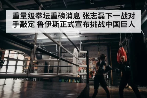 重量级拳坛重磅消息 张志磊下一战对手敲定 鲁伊斯正式宣布挑战中国巨人